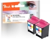 Peach dvigubas paketas, spausdinimo galvutė, spalvota, suderinamas su  Lexmark, Compaq No. 60C*2, 17G0060