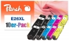 Peach paketas, 10 rašalo kasetės, HY, suderinamos su  Epson No. 26XL, C13T26364010