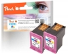 Peach dvigubas paketas, spausdinimo galvutė, spalvota, suderinamas su  HP No. 303XL C*2, T6N03AE*2