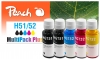 Peach multi paketas „Plus“, suderinamas su  HP GT51, GT52, M0H57AE*2, M0H54AE, M0H55AE, M0H56A