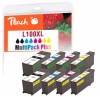 315297 - Peach Multipack avec puce, compatible avec No. 100XLBK*2/C/M/Y, 14N1092-95 Lexmark