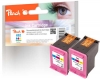 319634 - Peach dvigubas paketas, spausdinimo galvutė, spalvota, suderinamas su No. 62 c*2, C2P06AE*2 HP