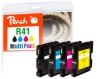 320187 - Peach Combi Pack compatible avec GC41, 405761, 405762, 405763, 405764 Ricoh
